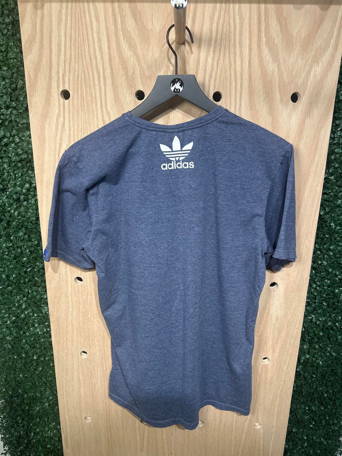 Adidas Men's Blue Crew Neck T-Shirt