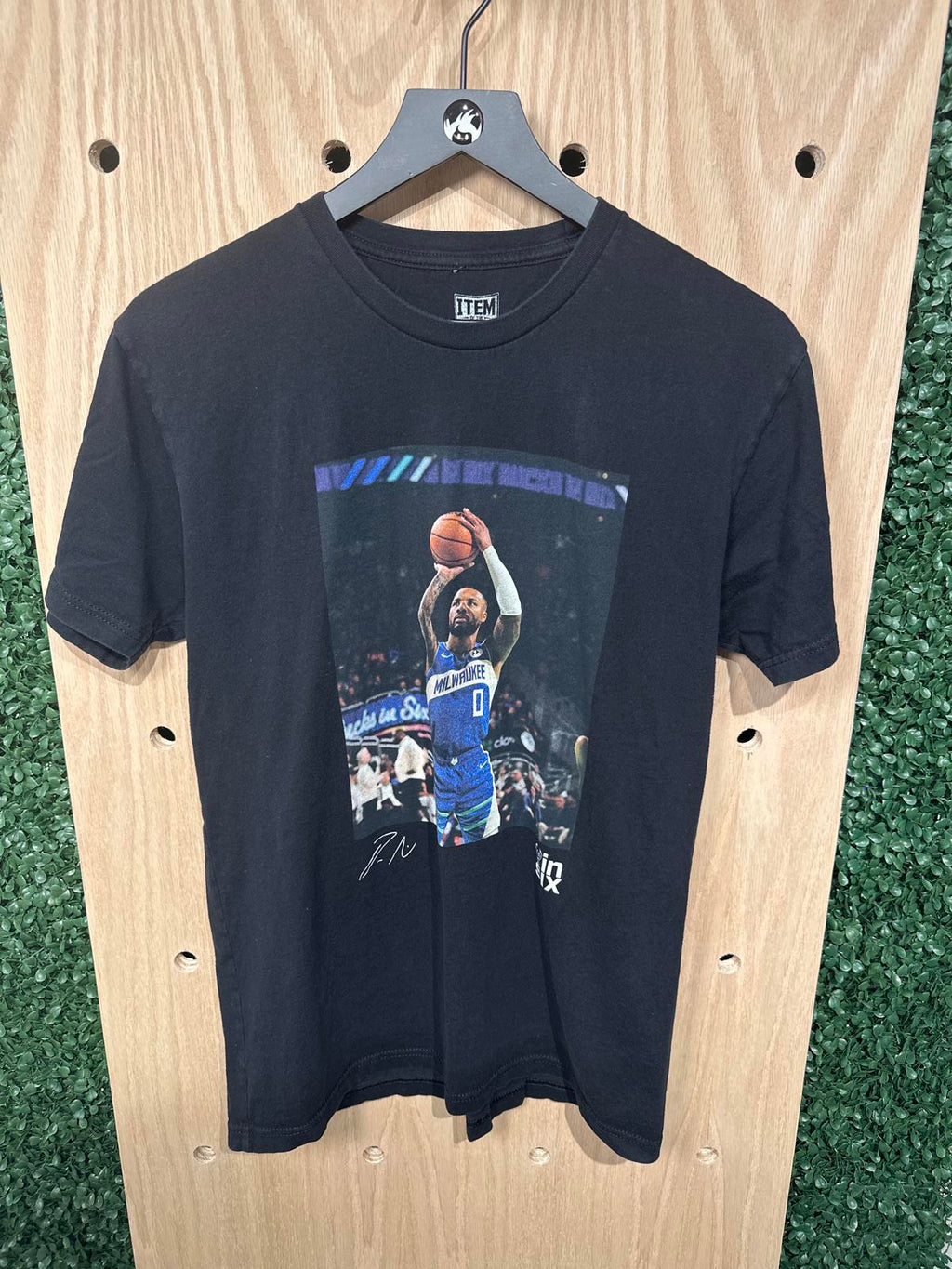 Milwaukee Bucks #0 Damian Lillard T-Shirt