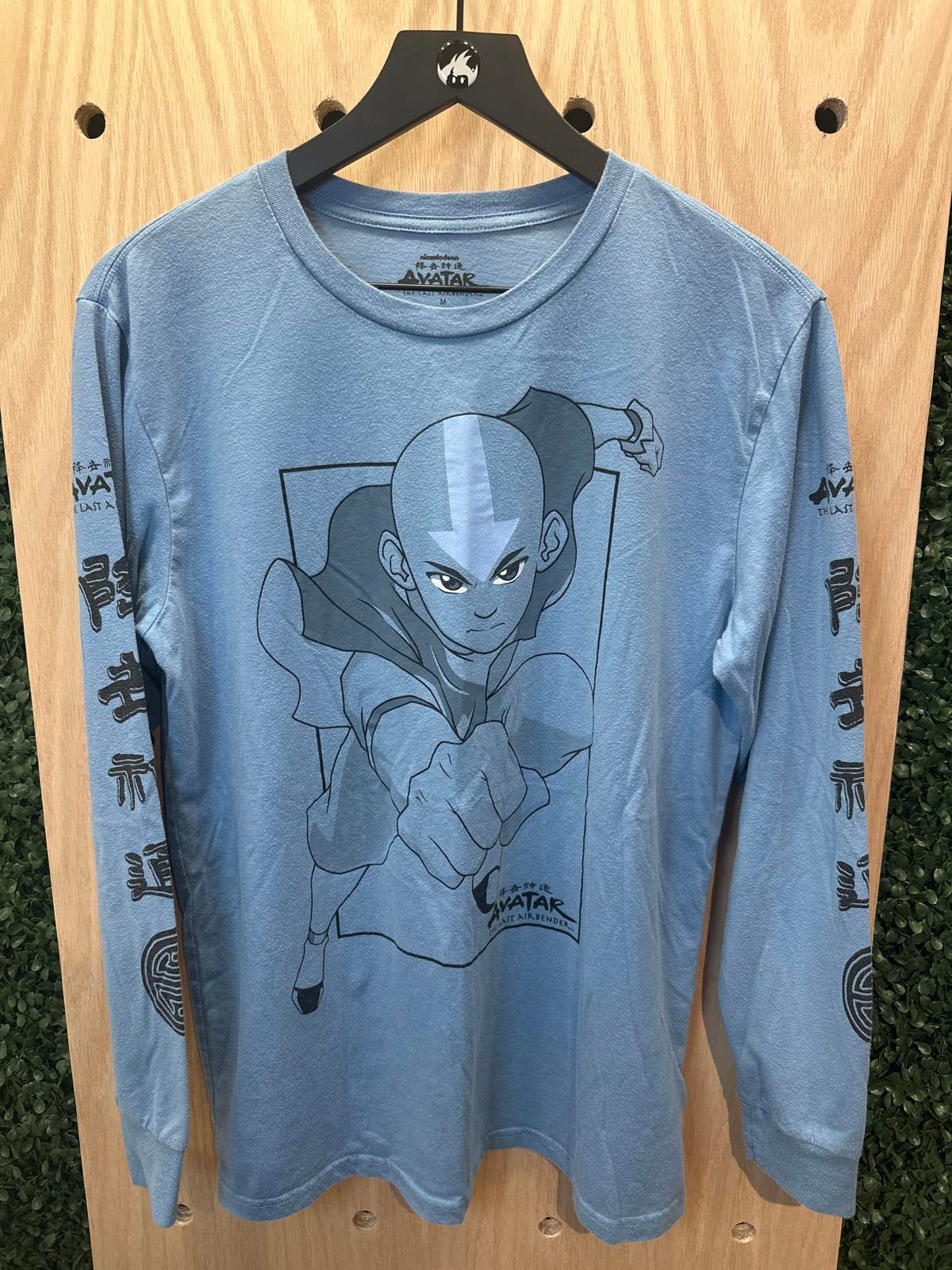 Avatar The Last Airbender Aang Graphic Long Sleeve Shirt