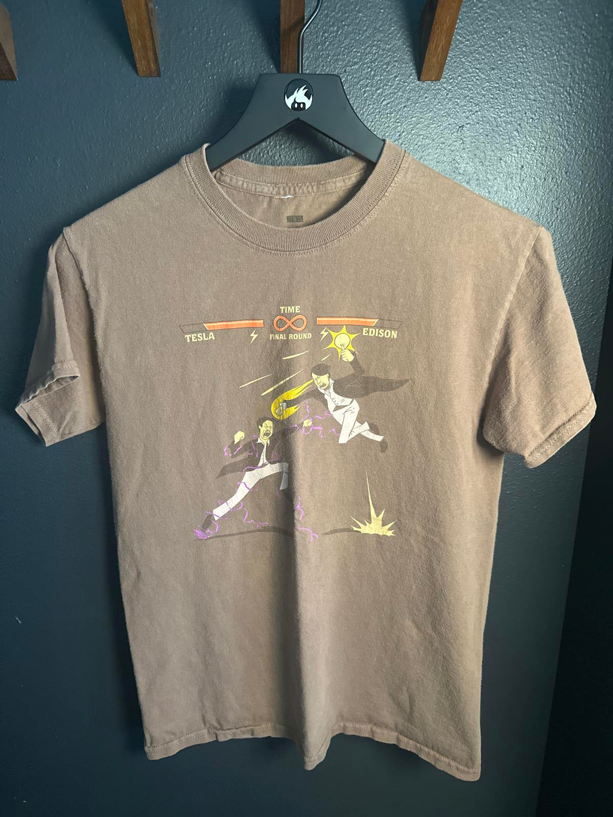 Geeky Tesla vs Edison Graphic T-Shirt