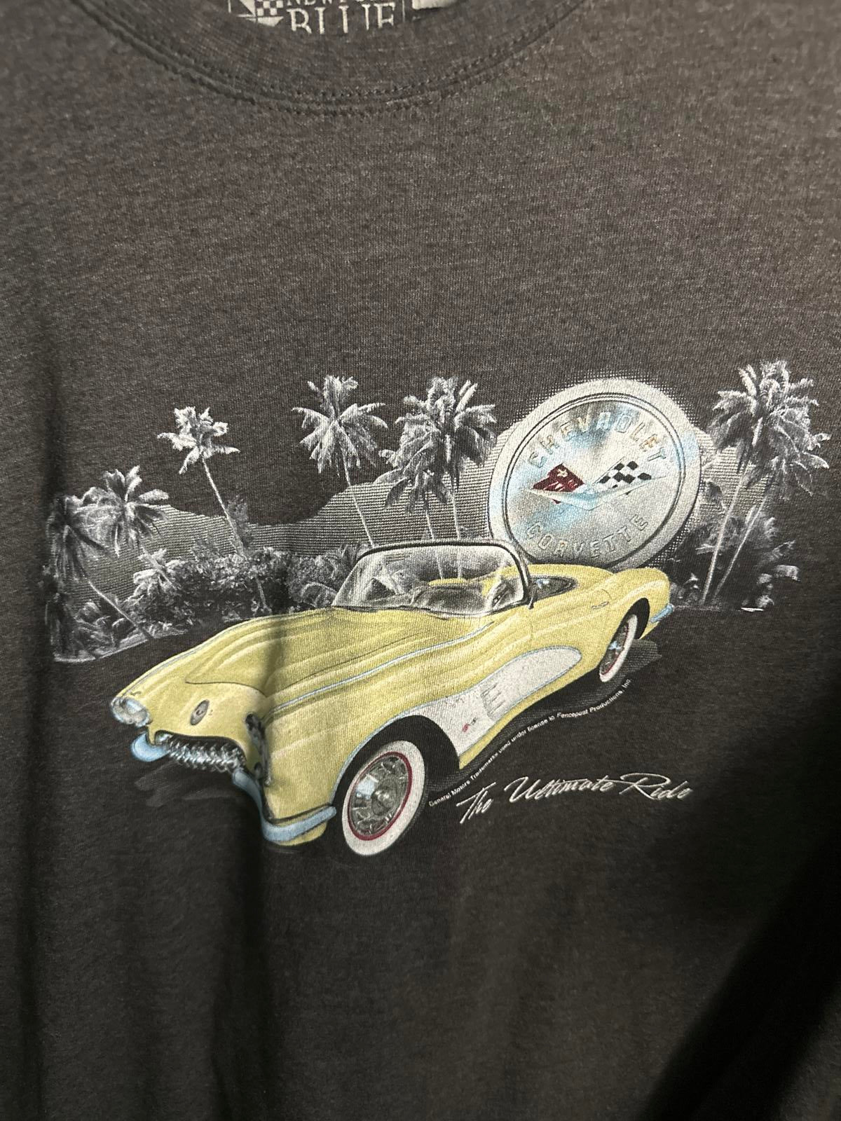 Chevy Corvette Graphic Tee by Newport Blue - XXL
