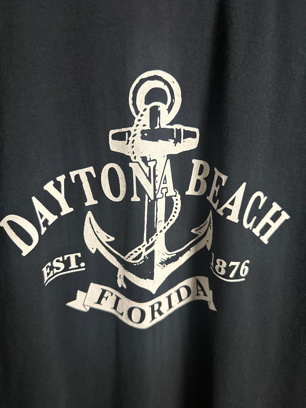 Daytona Beach Florida Anchor Graphic Men's T-Shirt