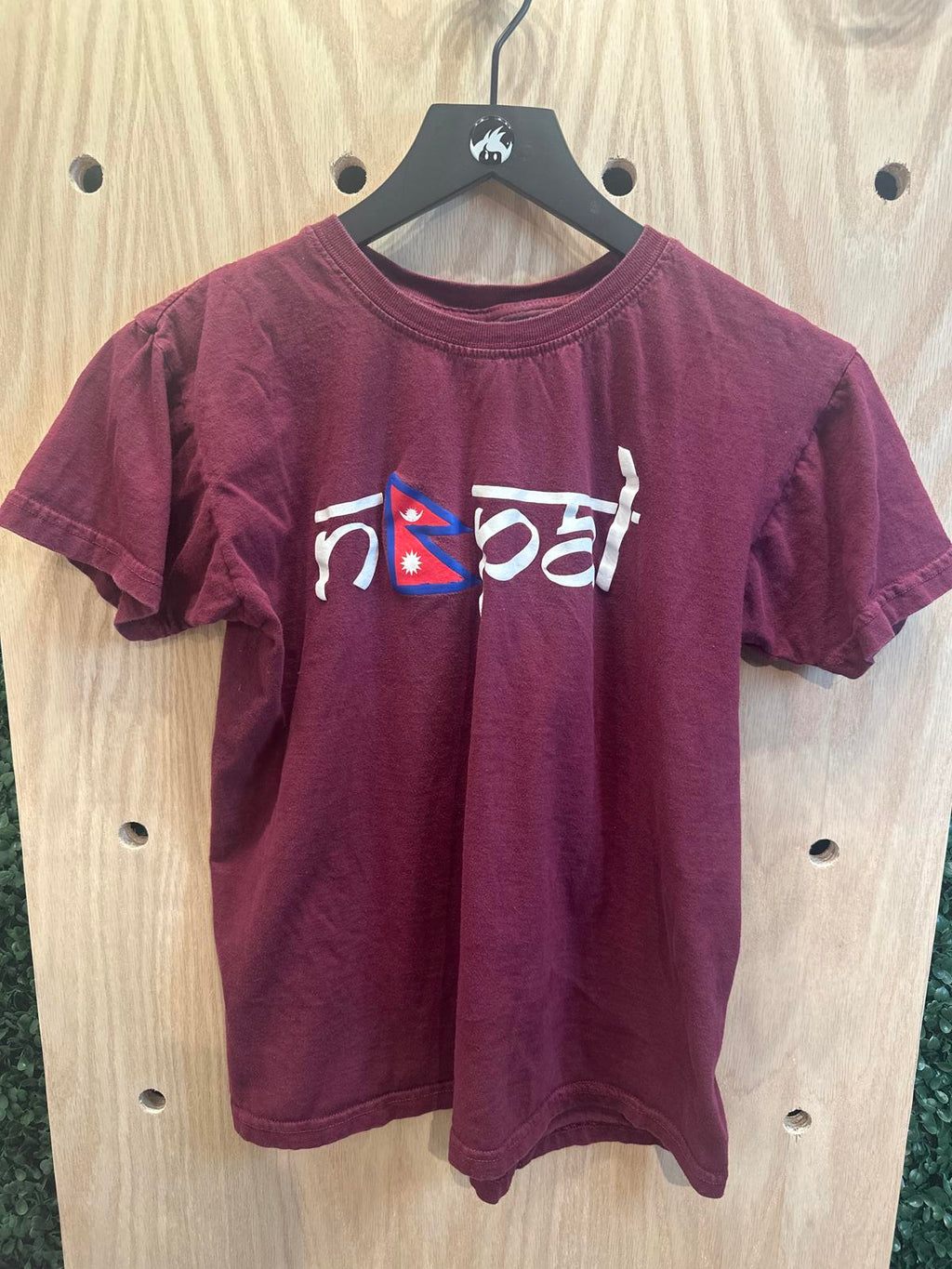 Maroon Nepal Graphic T-Shirt