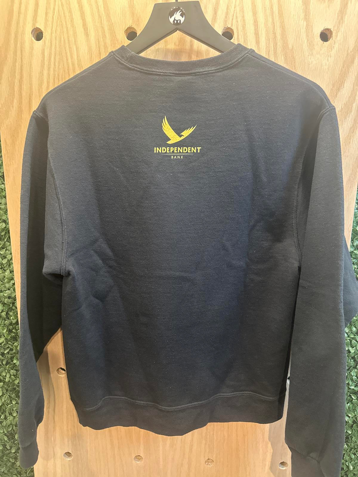 Jerzees NuBlend Men's Black Sweatshirt with Gold Graphic