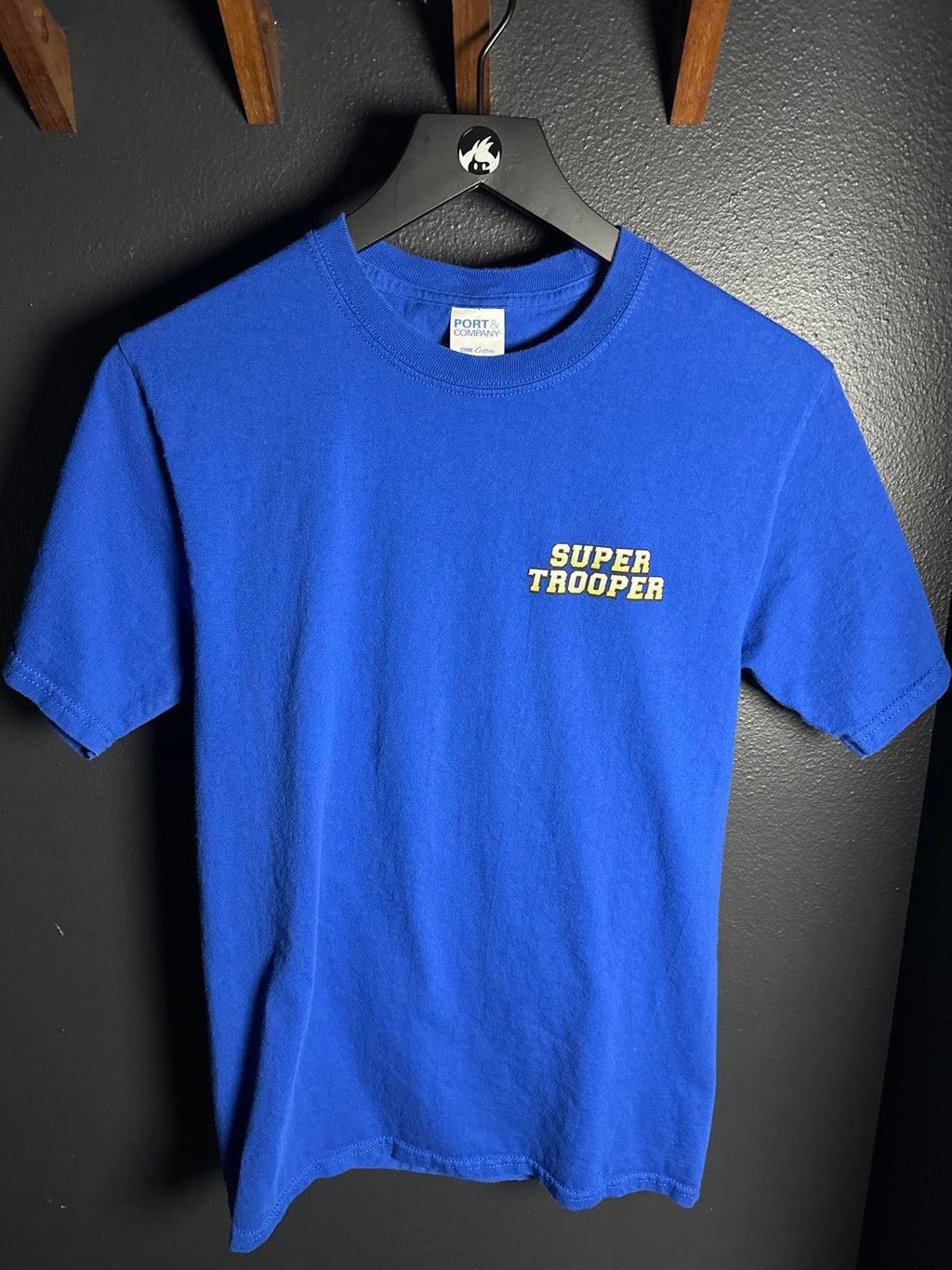 Port & Company Core Cotton Blue 'Super Trooper' T-Shirt Small