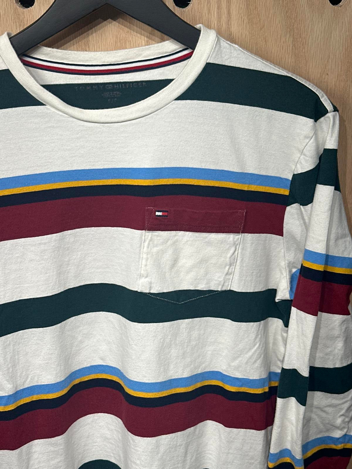 Tommy Hilfiger Men's Long Sleeve Striped Shirt