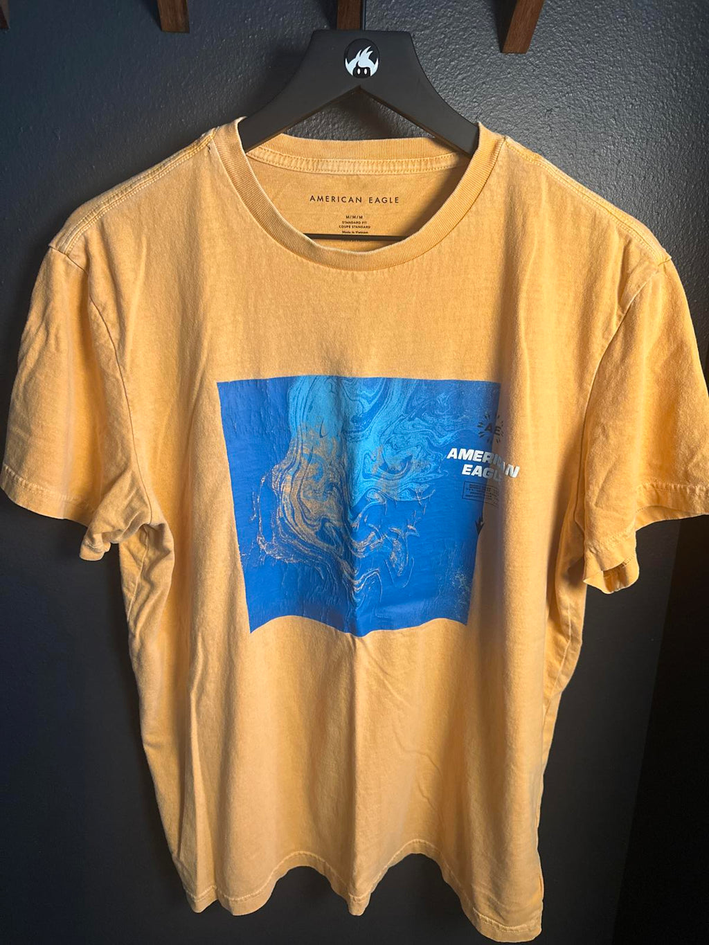 American Eagle Graphic Tee - Ocean Blue Design
