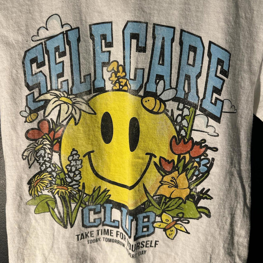 Happy Self Care Club Graphic Tee