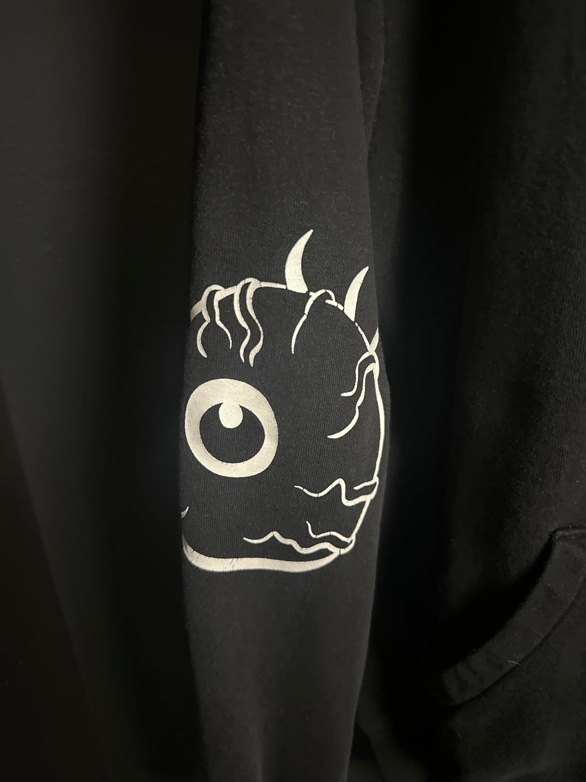 H&M SpongeBob Scaredy Pants Black Hoodie Sweatshirt
