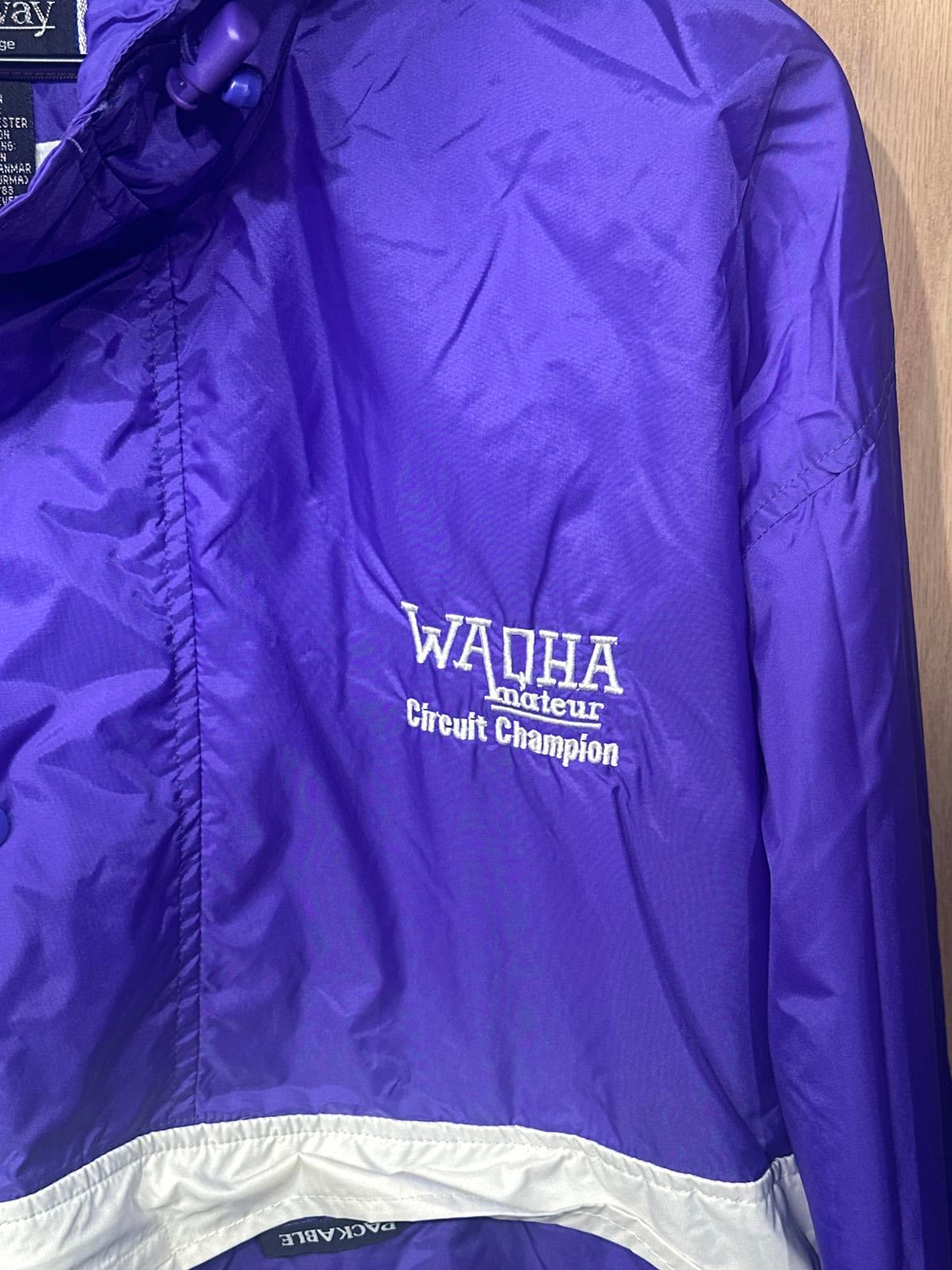 Holloway Purple Men's Windbreaker Jacket with Hood