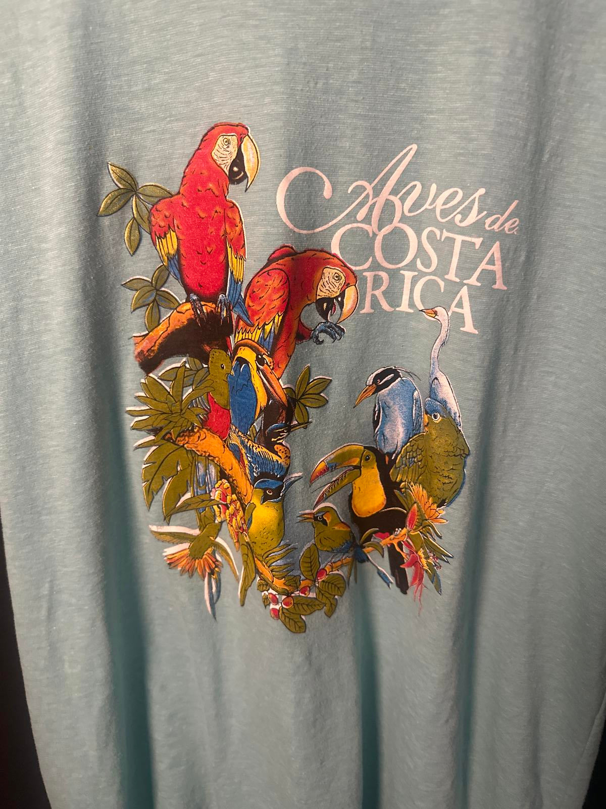 Aves de Costa Rica Parrot Graphic Tee