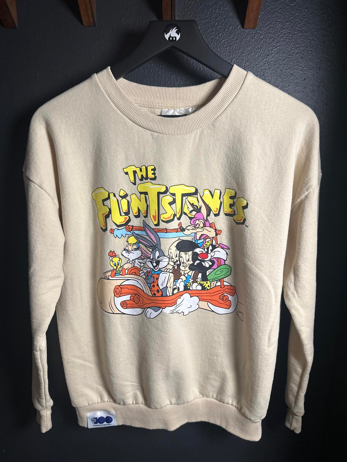 The Flintstones 100 Year Unisex Sweatshirt Size Small