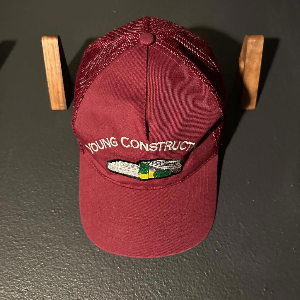 Men's Burgundy Hat