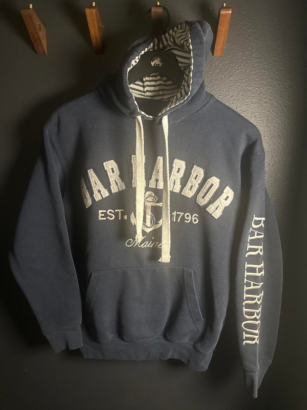 Bay State Ocean Bar Harbor Maine Hooded Sweatshirt