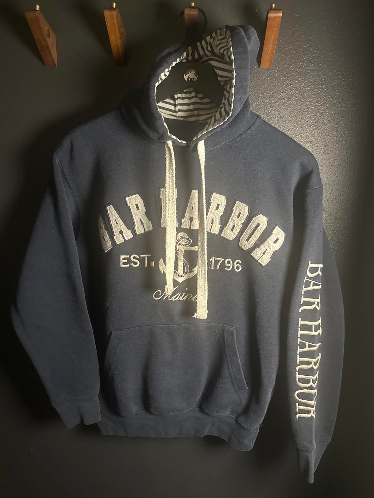 Bay State Ocean Bar Harbor Maine Hooded Sweatshirt