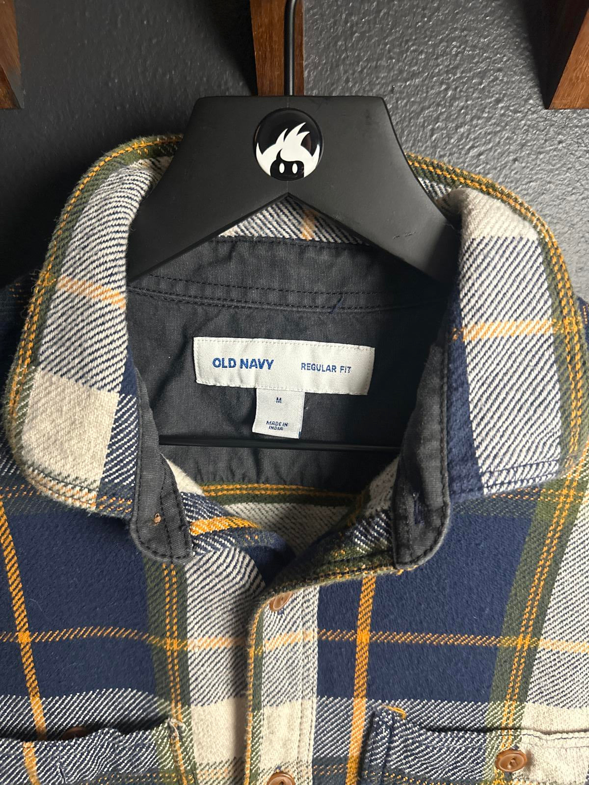 Old Navy Men's Regular Fit Plaid Flannel Shirt