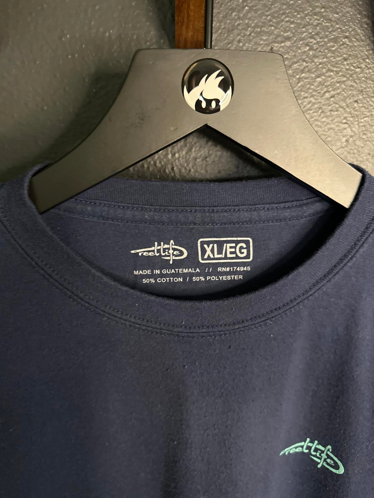 Reel Life Graphic Tee - Navy Blue - XL/EG