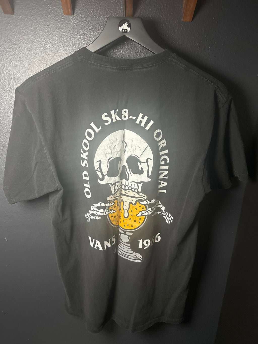 Vans Black Graphic Skull T-Shirt