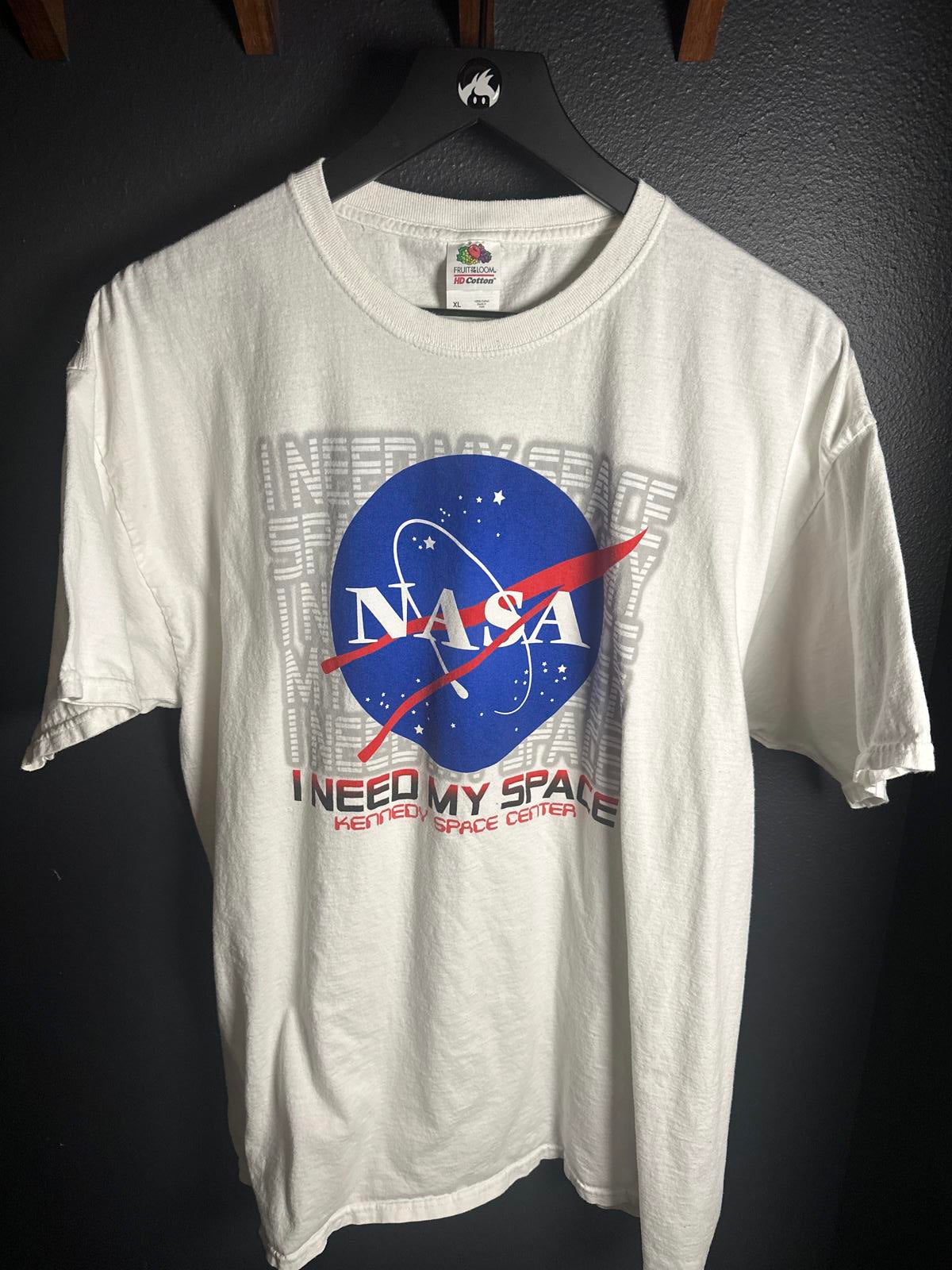 NASA Graphic White Short Sleeve T-Shirt XL