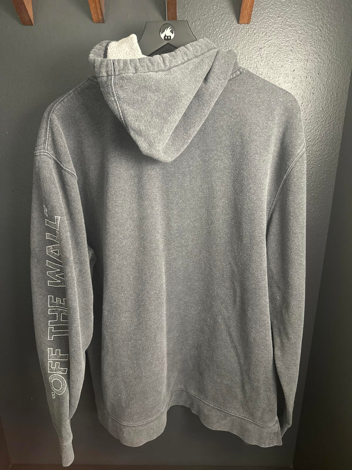 Vans Off The Wall Hoodie - Gray - Bear Design