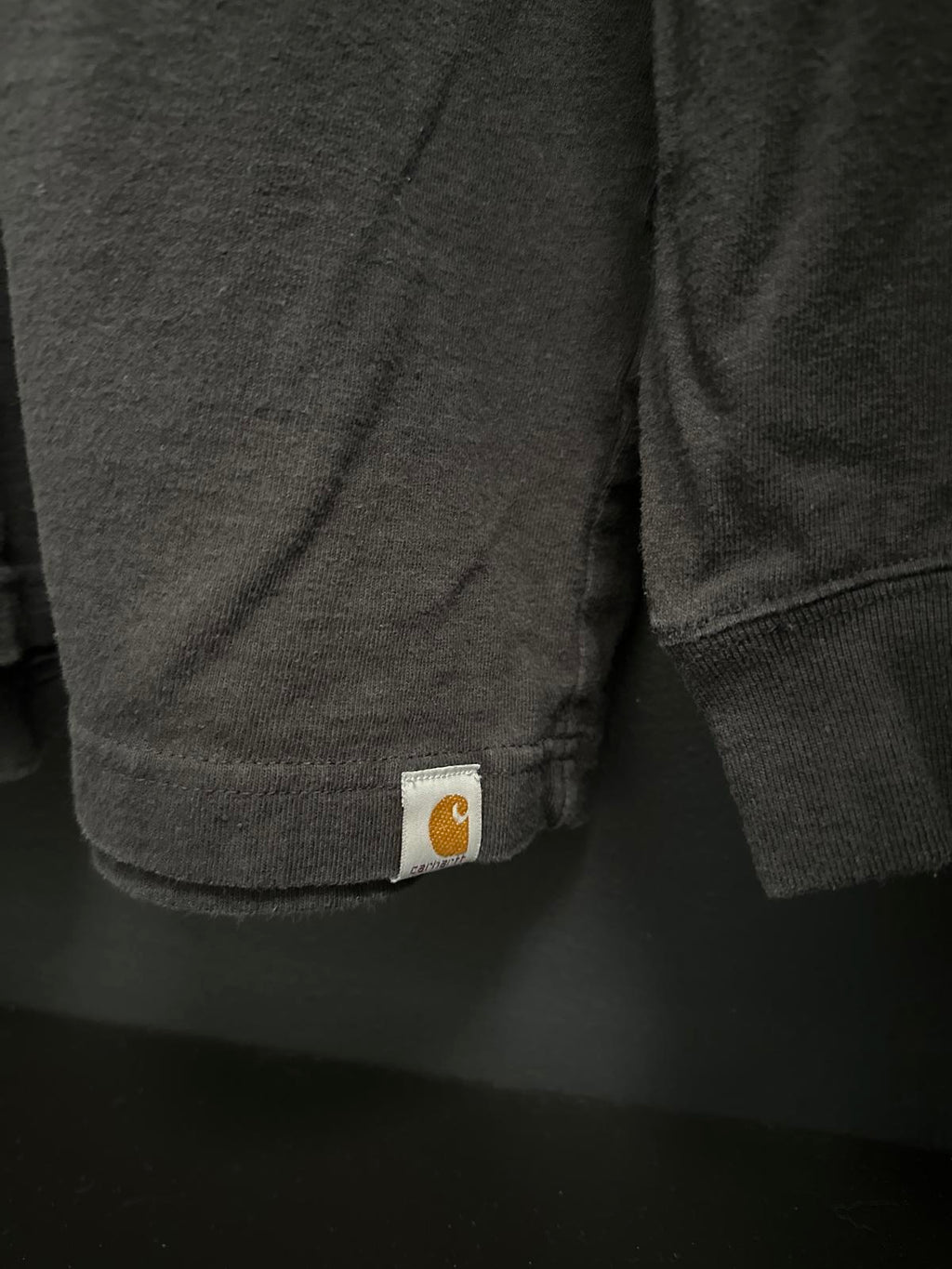 Carhartt Long Sleeve Workwear T-Shirt - XL Tall - Black
