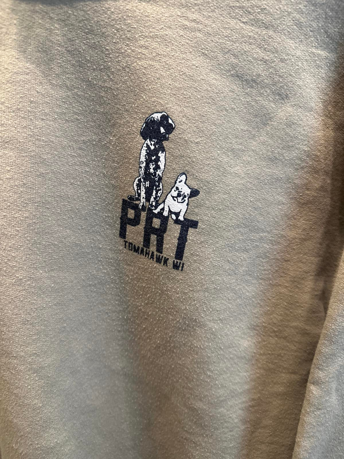 Men's Jerzees Crewneck Sweatshirt with Dog Print