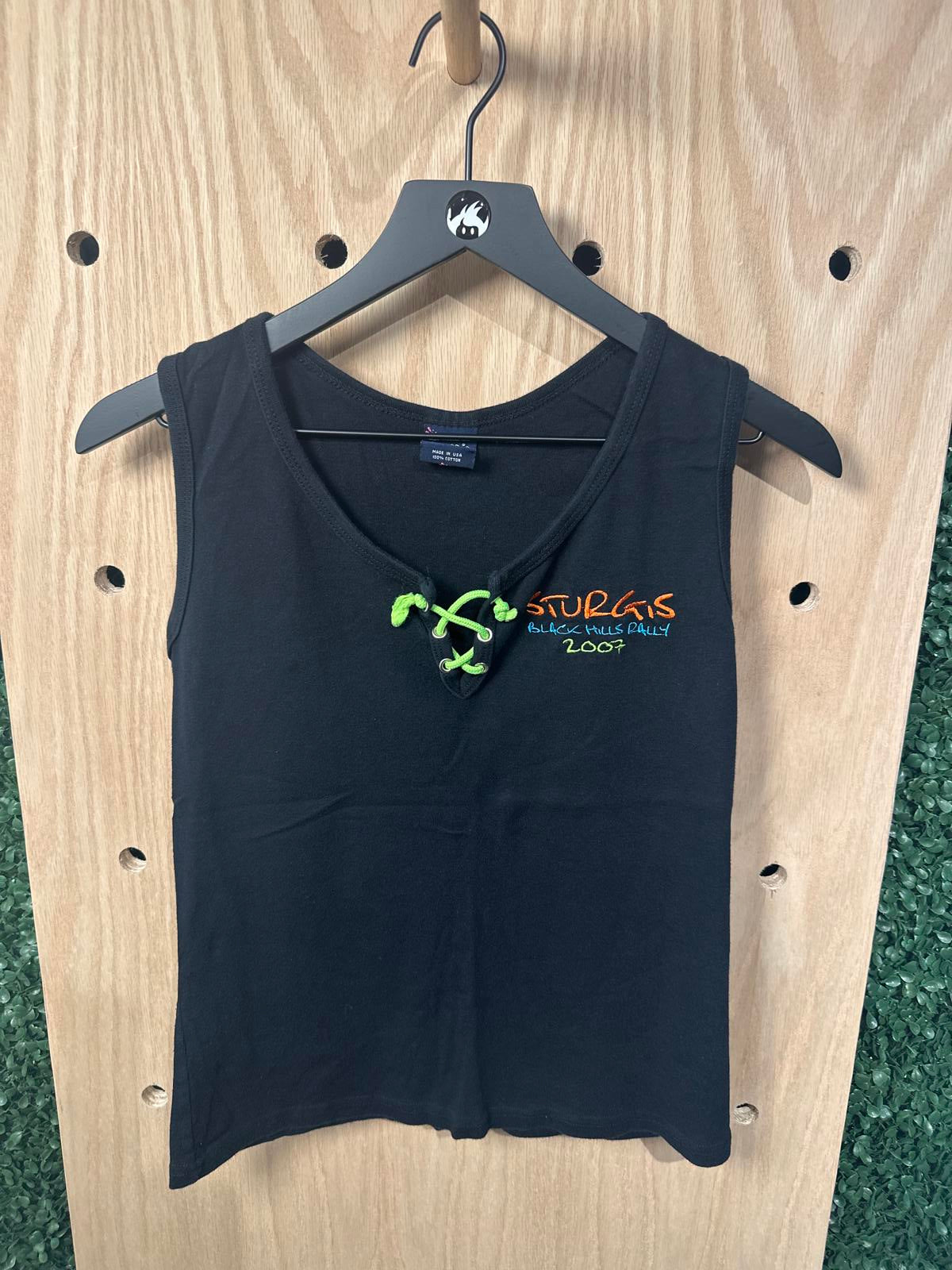 Black Sturgis 2007 Black Hills Rally Women's Tank Top XL