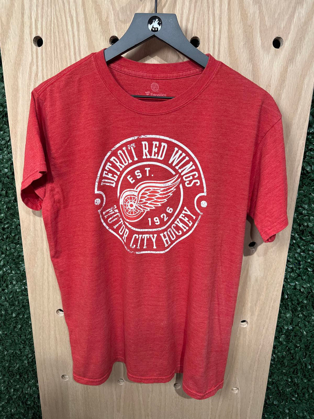 Detroit Red Wings Motor City Hockey Men's Red T-Shirt
