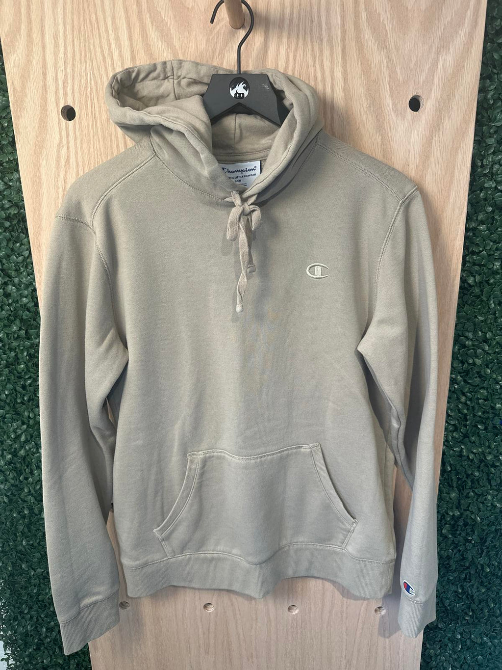 Champion Authentic Athleticwear Beige Hoodie Sweatshirt