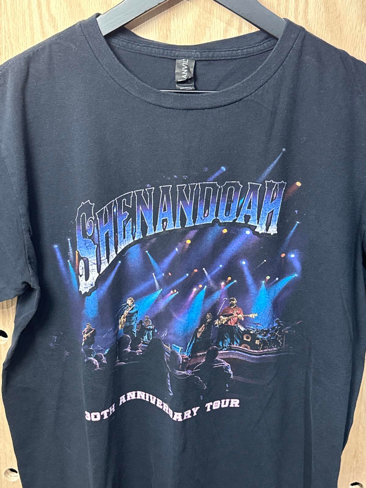 Shenandoah 30th Anniversary Tour Black Graphic T-Shirt