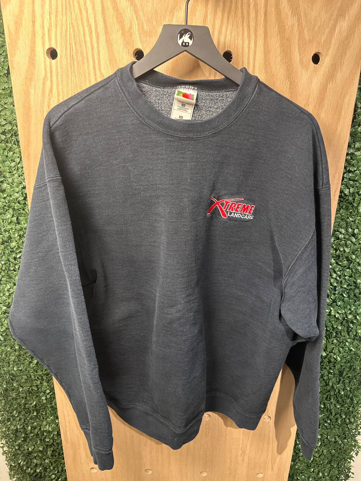 Fruit of the Loom Men's Crewneck Sweatshirt with Xtreme Landcare Logo