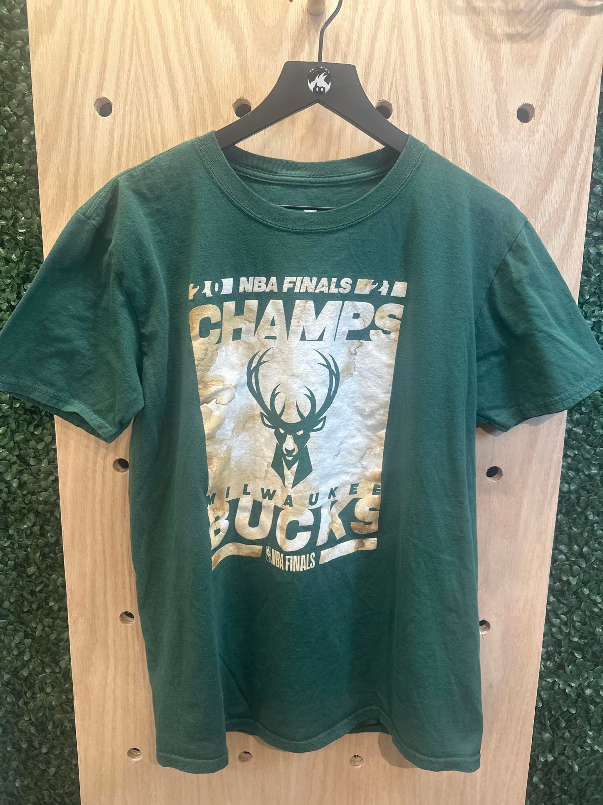 Milwaukee Bucks NBA Finals Champs Green T-Shirt