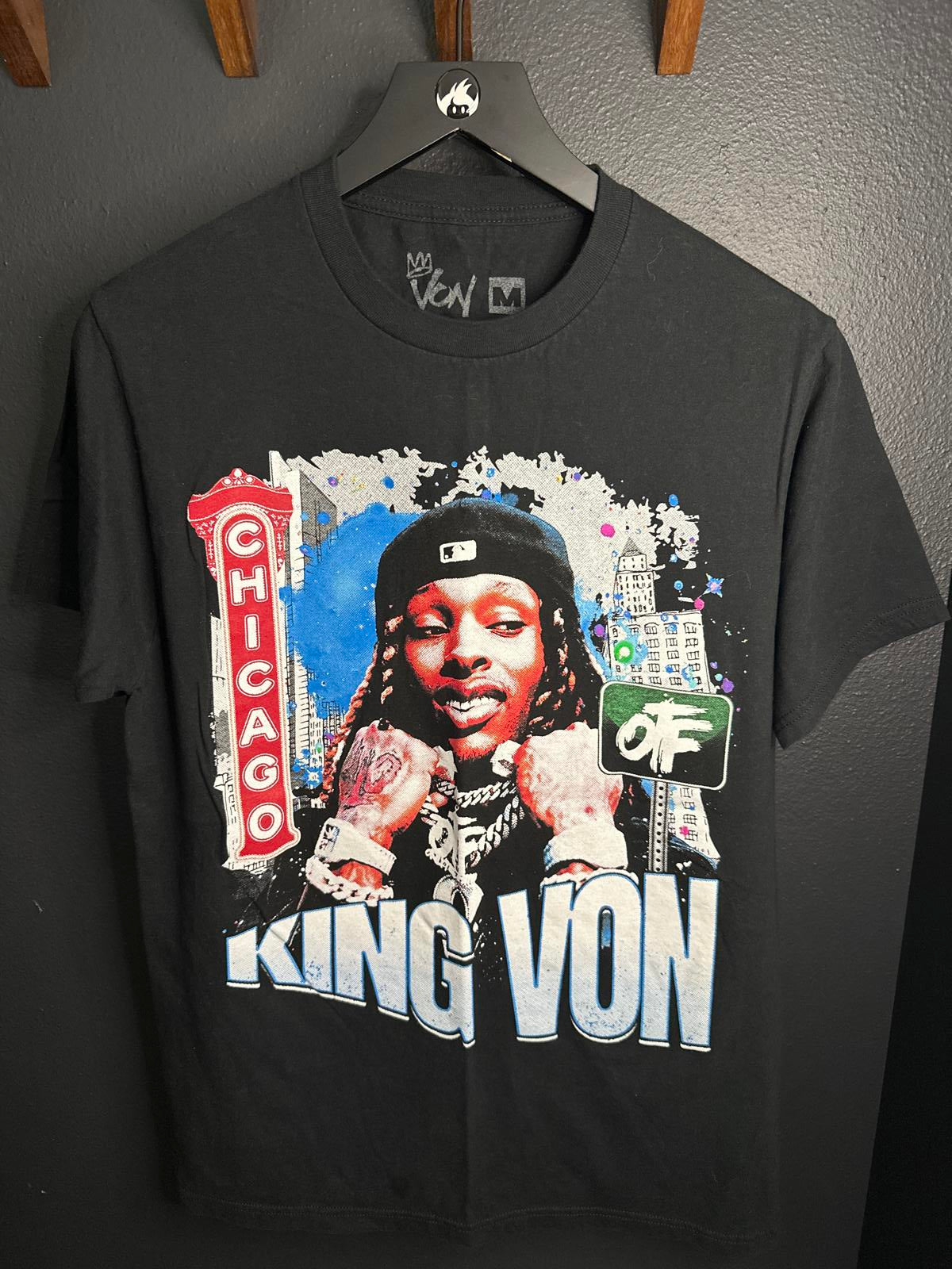 King Von Chicago Graphic T-Shirt