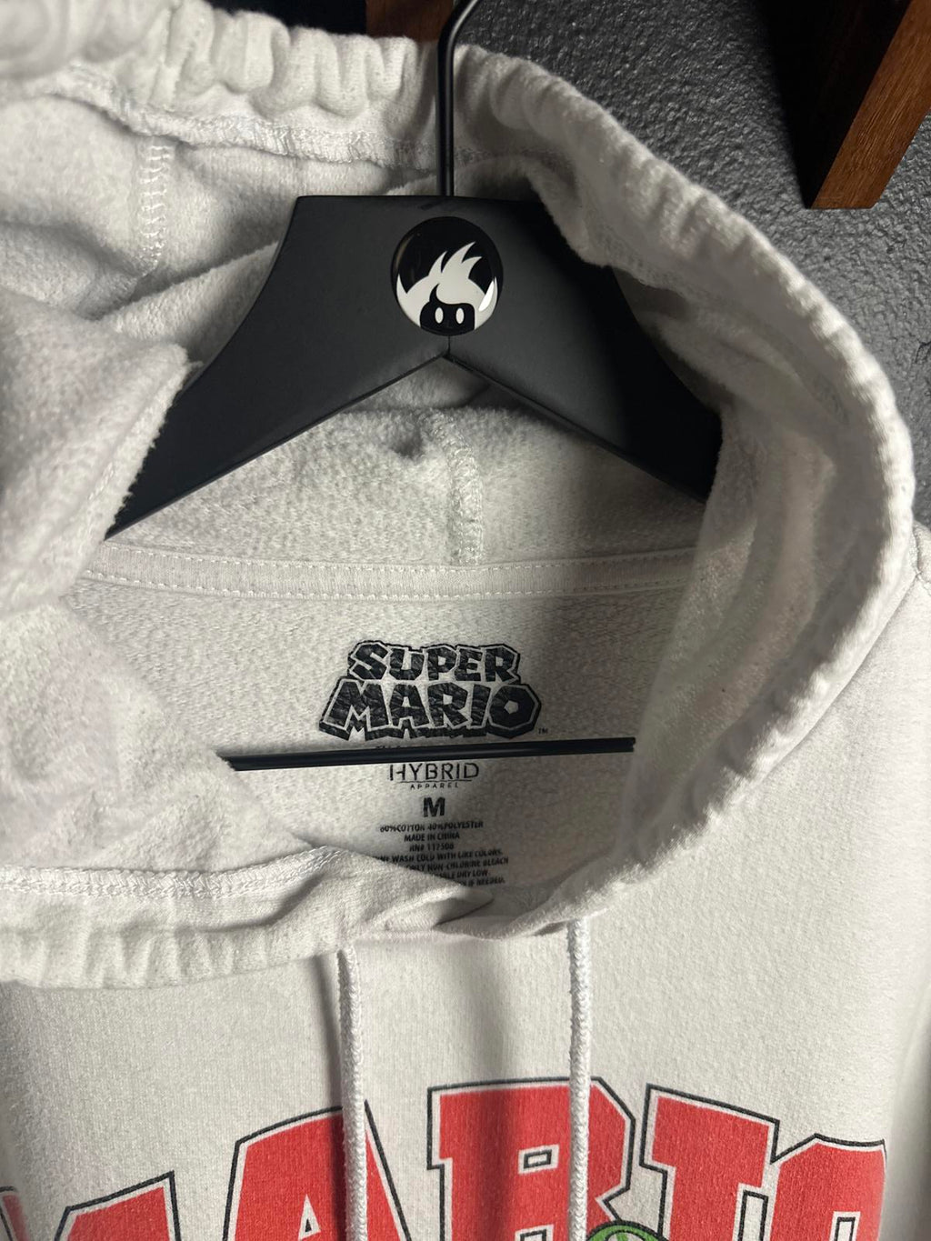Super Mario Graphic Hoodie - Here We Go! - Size M