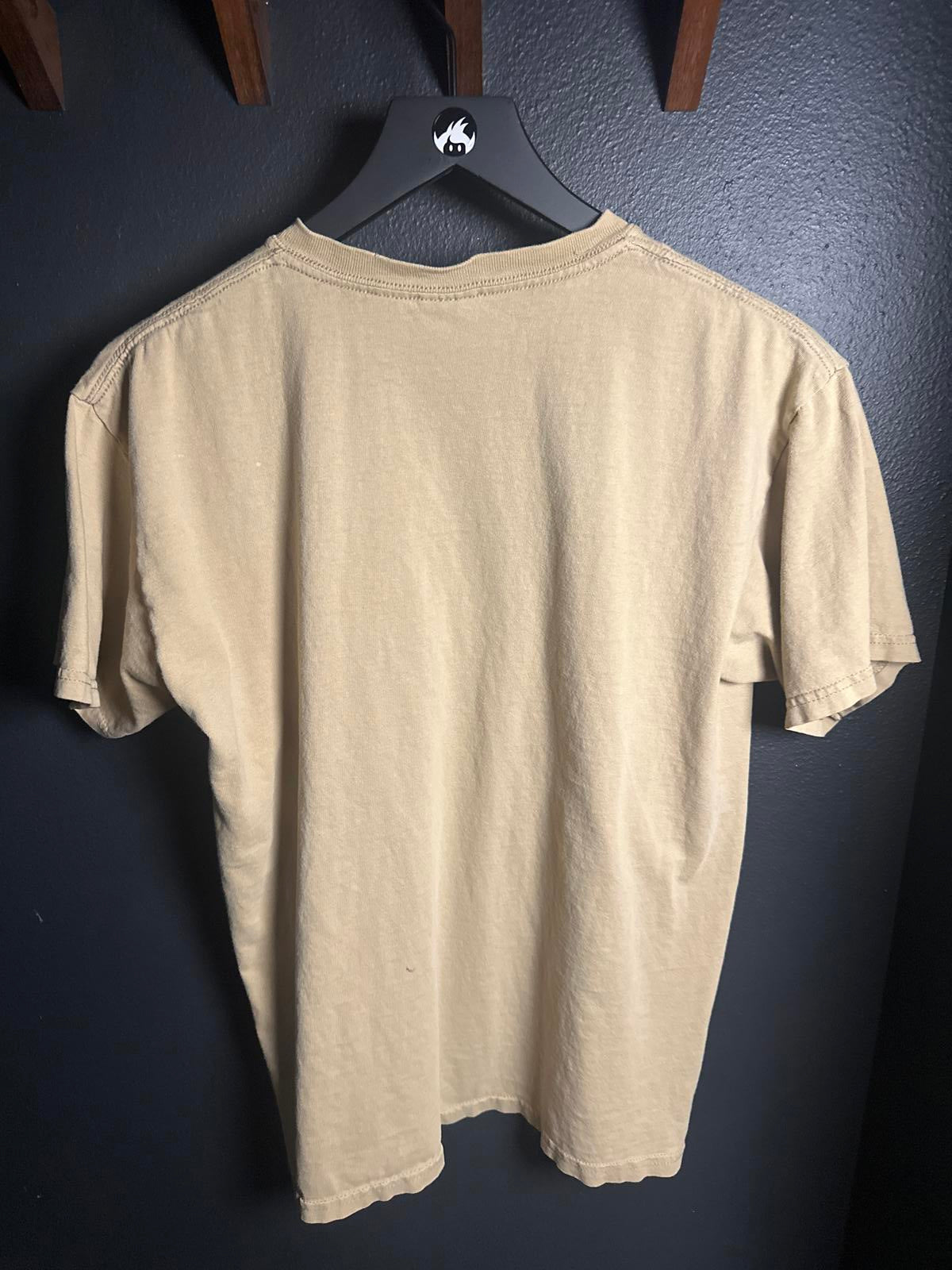 Gildan Ultra Cotton Beige Graphic T-Shirt Little Bohemia Lodge