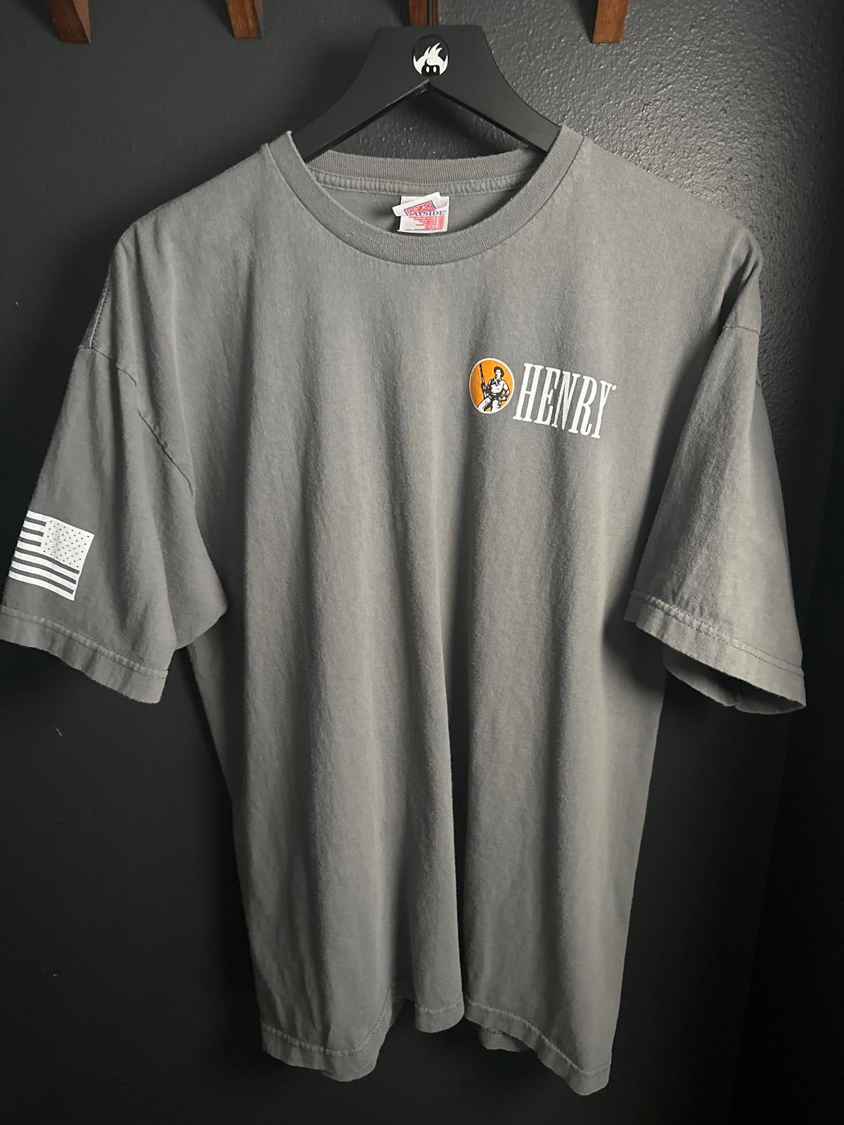 Henry Graphic Logo Men's T-Shirt Gray XL