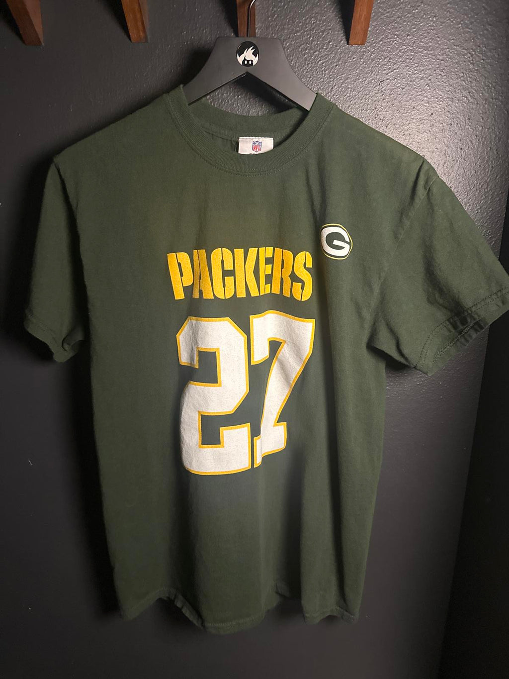 Green Bay Packers #27 Eddie Lacy Men's T-Shirt Medium