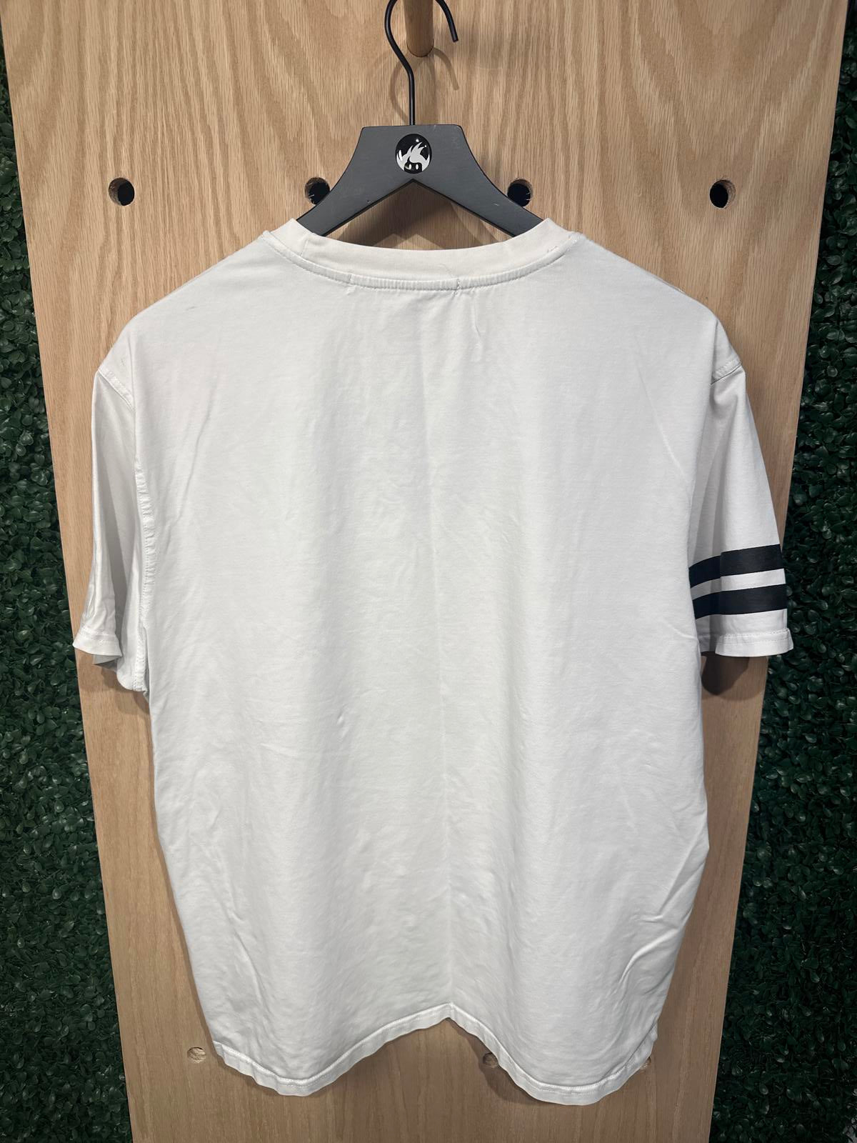 Hudson White Graphic T-Shirt with Cash Print