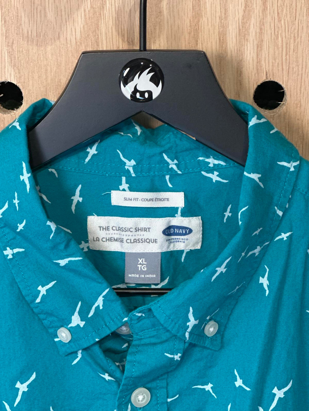 Old Navy Men's Slim Fit Short Sleeve Button-Down Shirt XL