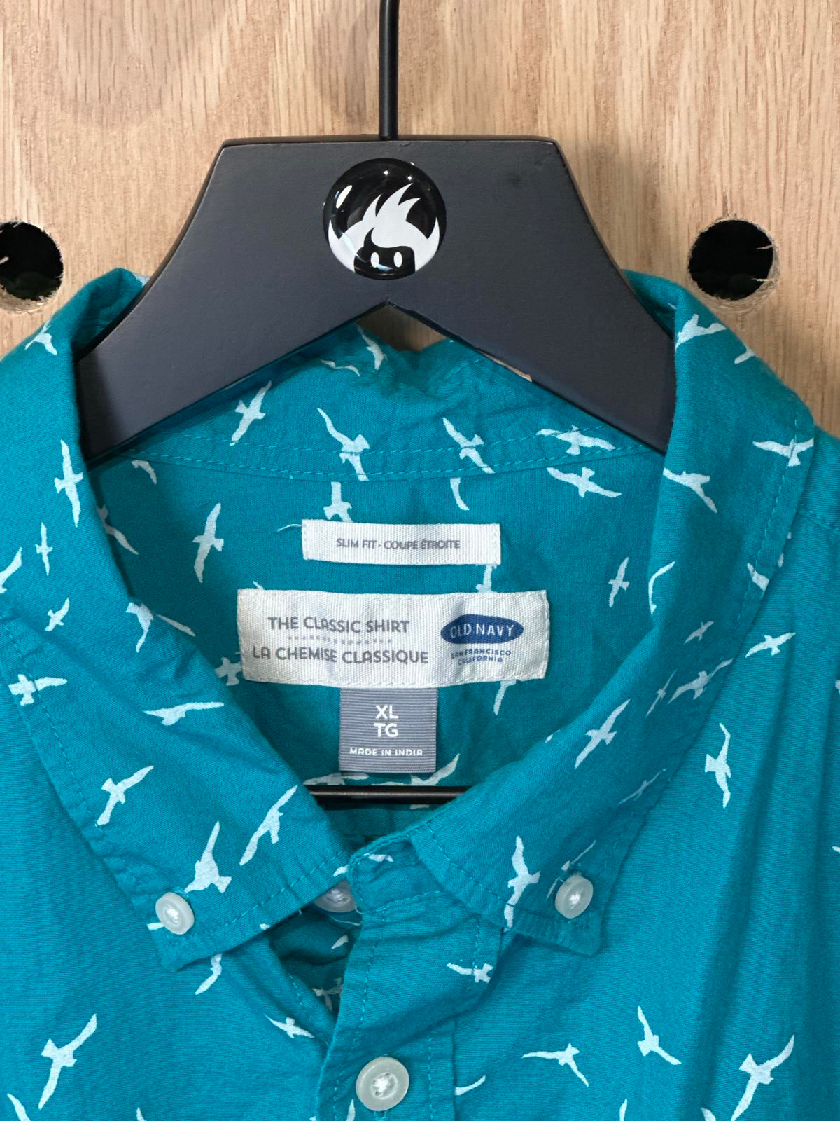 Old Navy Men's Slim Fit Short Sleeve Button-Down Shirt XL