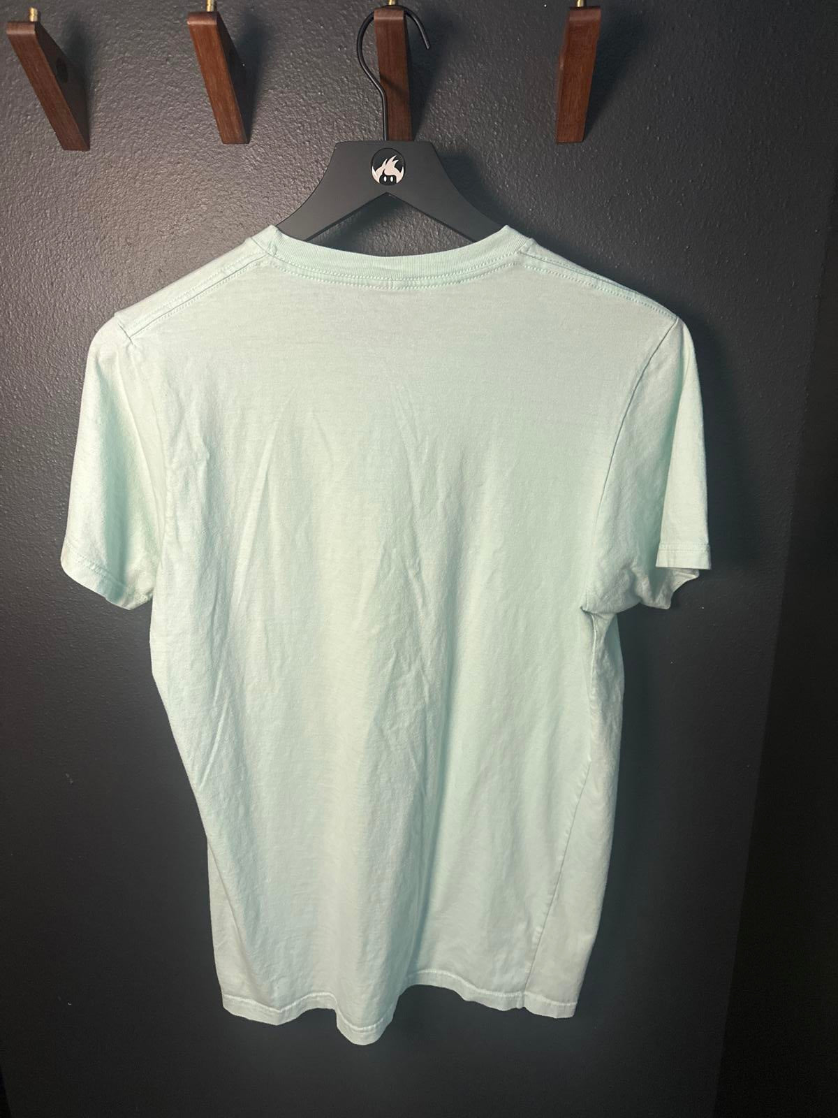 Rip Curl Graphic Tee - Mint Green with Palm Tree Design