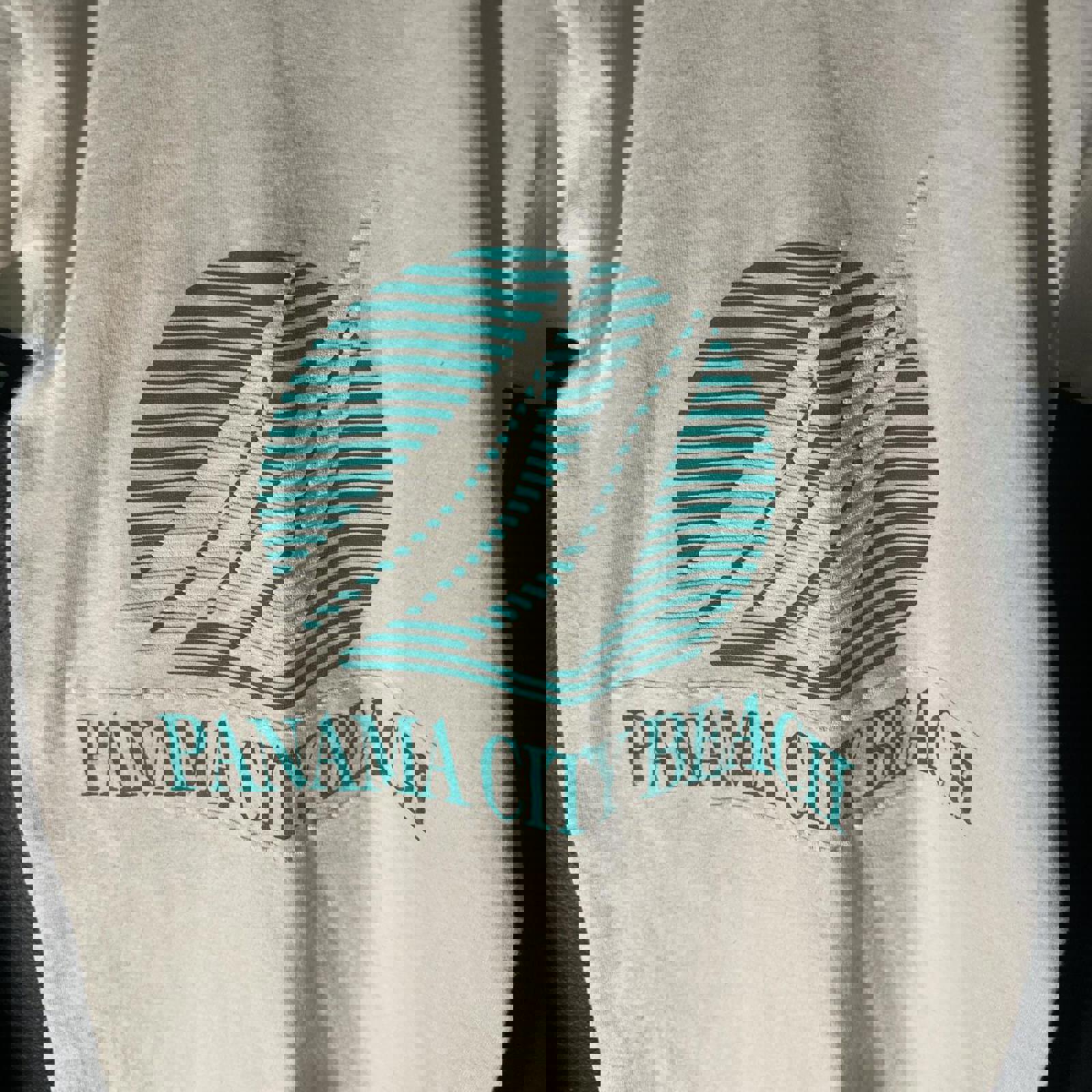 Vintage Velva Sheen Panama City Beach T-Shirt Size Small