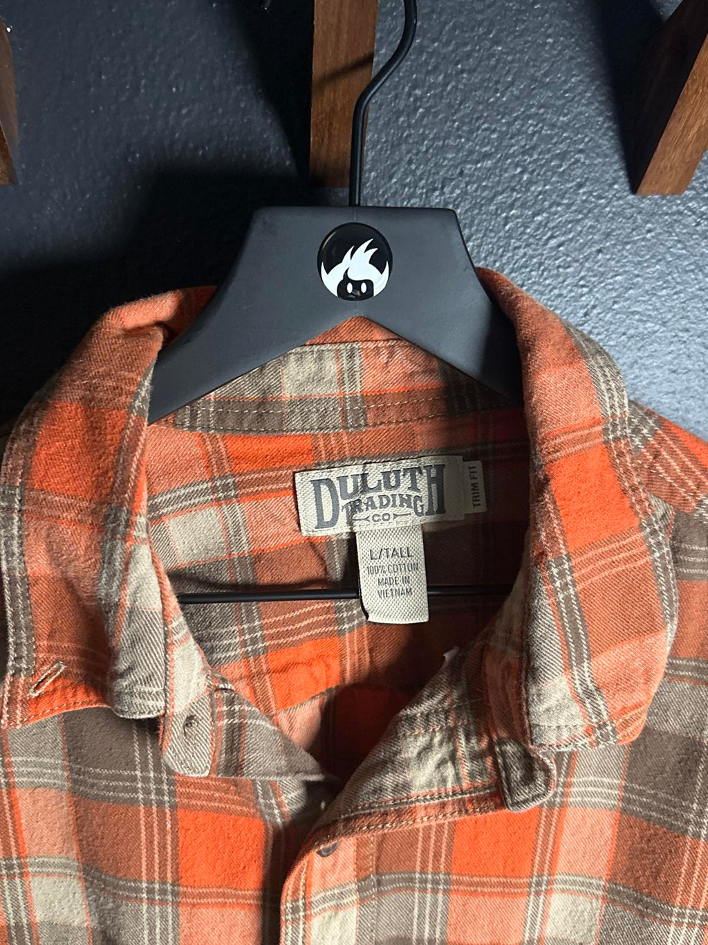 Duluth Trading Co. Men's Plaid Flannel Shirt - Large Tall