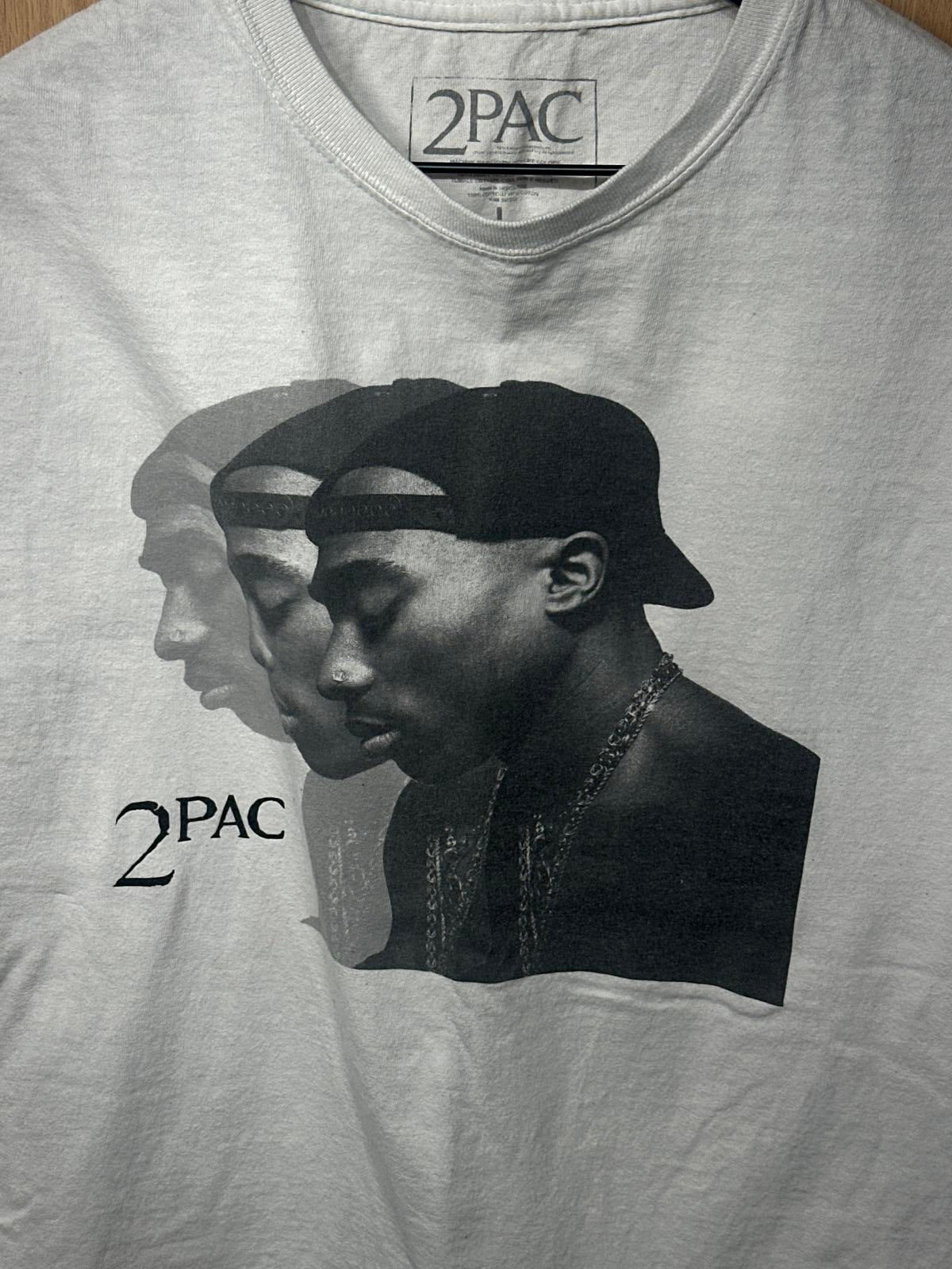 2PAC Graphic Print White T-Shirt Size Large