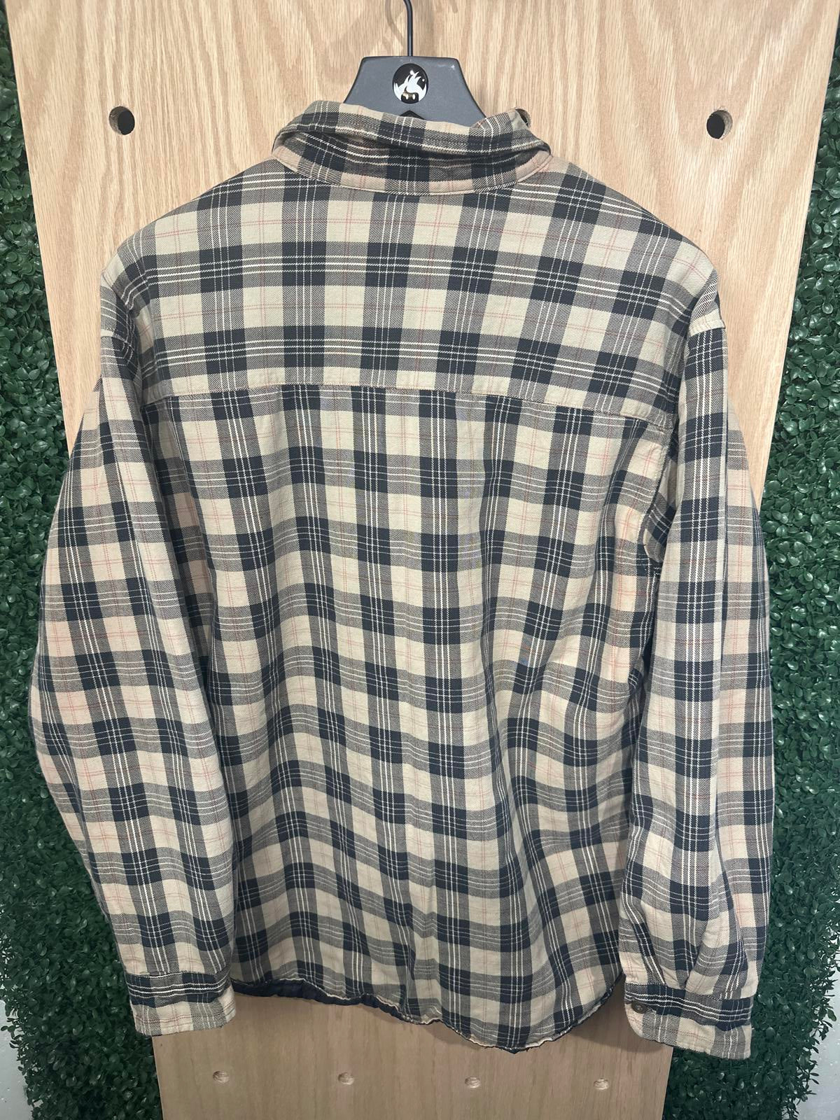 Vintage Van Heusen Men's Plaid Workshirt Casual Button-Up Shirt