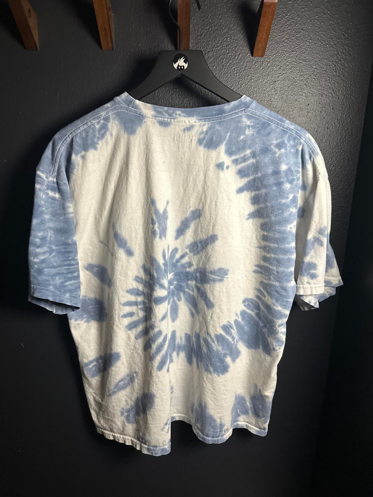 Leisure California Tie-Dye Tee - Blue & White