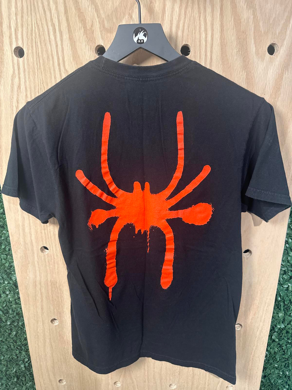 Spider-Man Black T-Shirt with Red Spider Logo