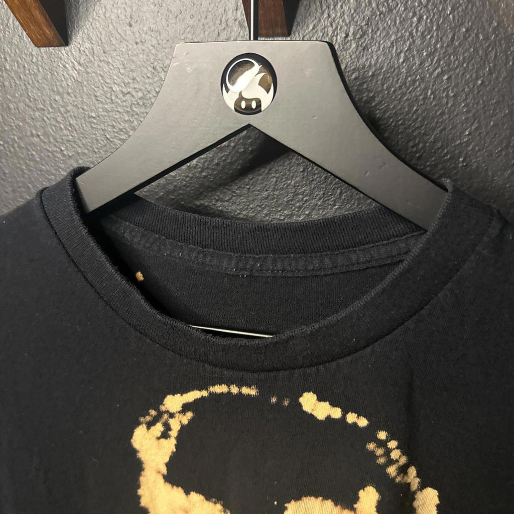 Vintage Skull Bleach Distressed T-Shirt