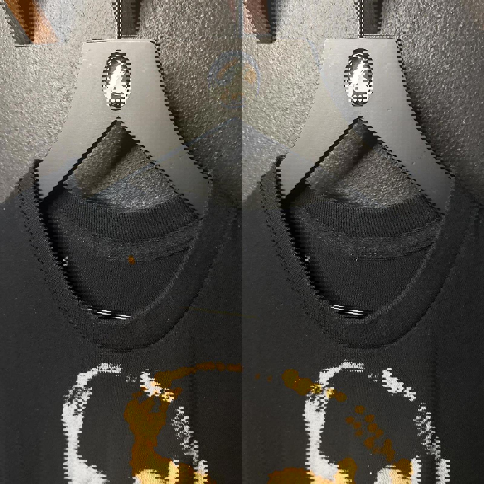 Vintage Skull Bleach Distressed T-Shirt