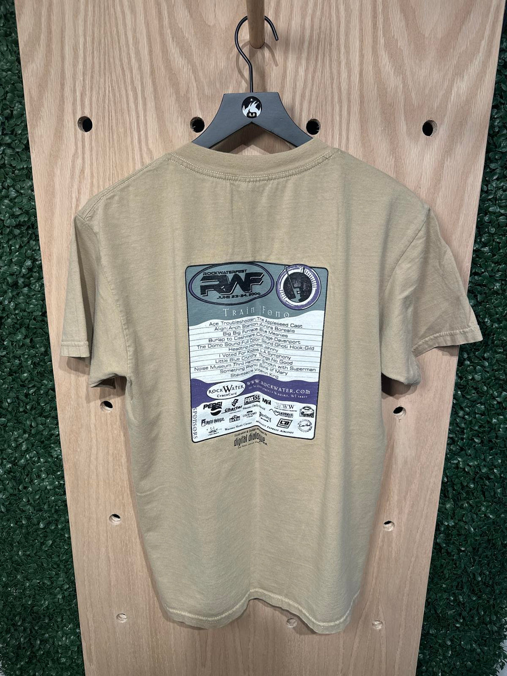 Y2K Rock Water Fest Gildan Ultra Cotton T-Shirt Beige